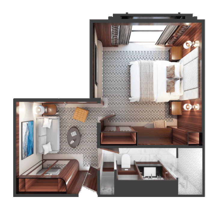 Deluxe Horizon Suite floor Plan