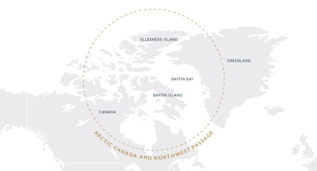Northwest Passage & Canada Map