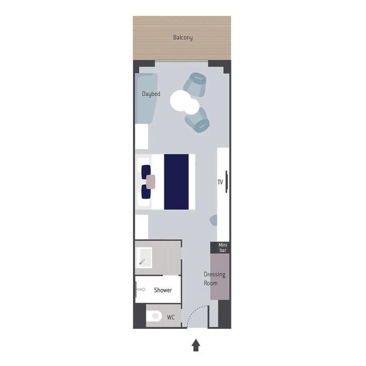 Deluxe Suite floor Plan