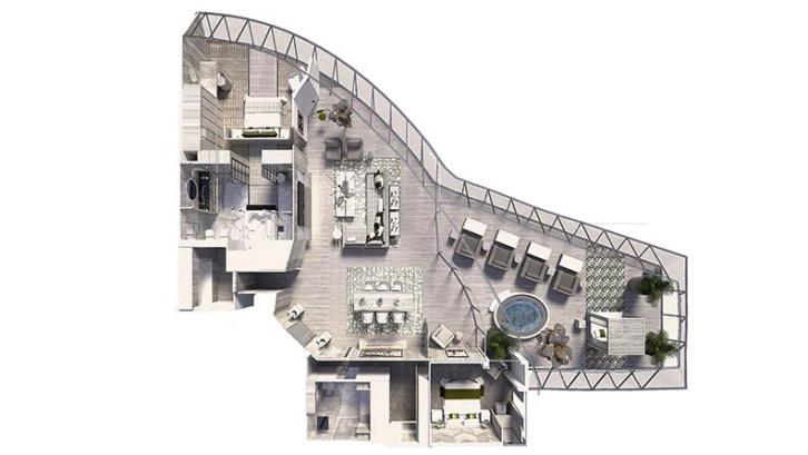 Iconic Suite floor Plan