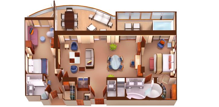 Grand Wintergarden Suite floor Plan