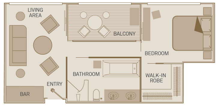 Royal Owner's Suite floor Plan