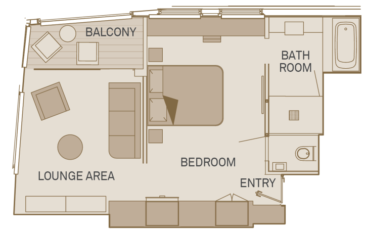 Royal Panorama Suite floor Plan