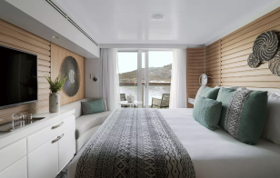 Upper Decks Balcony Stateroom on Le Champlain