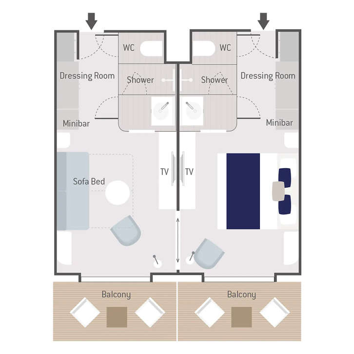 Prestige Suite floor Plan