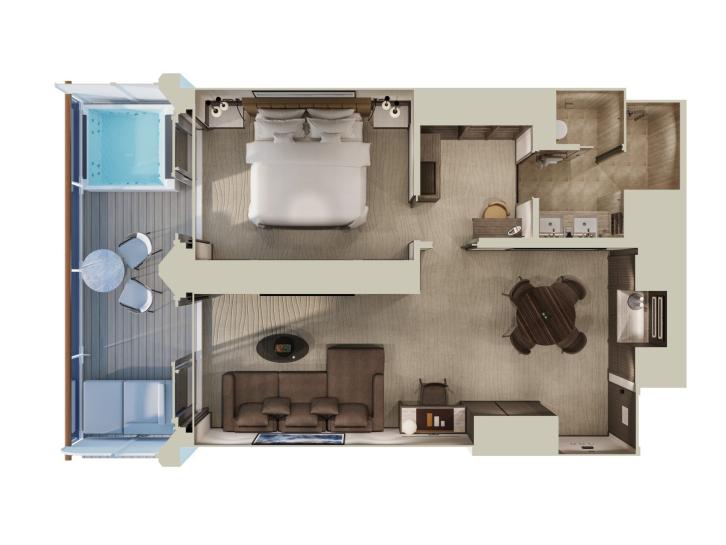 Cove Residence with Whirlpool floor Plan