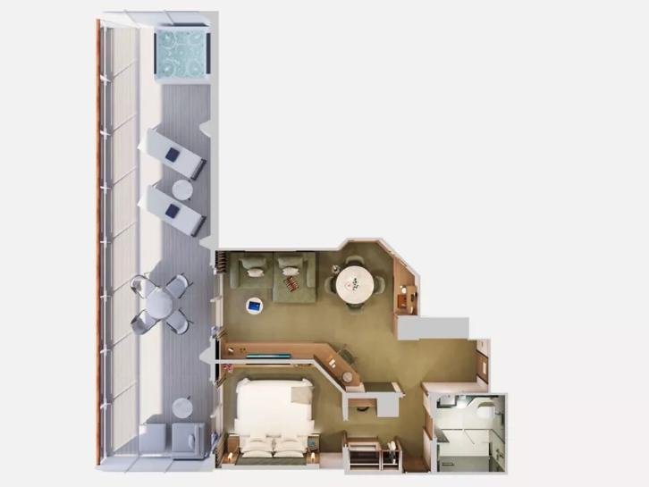 Grand Penthouses with Whirlpool floor Plan