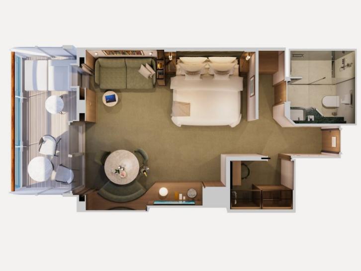 Deluxe Penthouse floor Plan