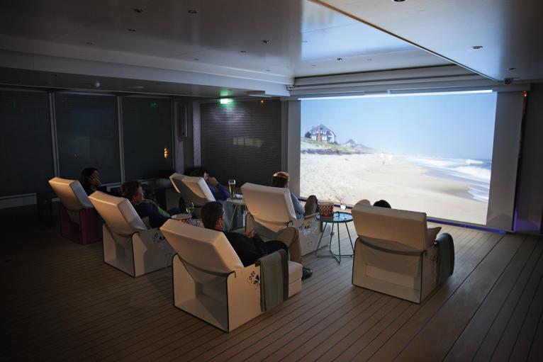 Daytime Pool & Bar/Evening Cinema