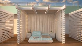 Private Cabanas on Crystal Grace