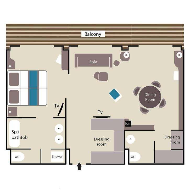 Owner's Suite floor Plan