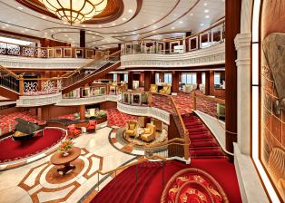 Grand Lobby on Cunard Queen Victoria