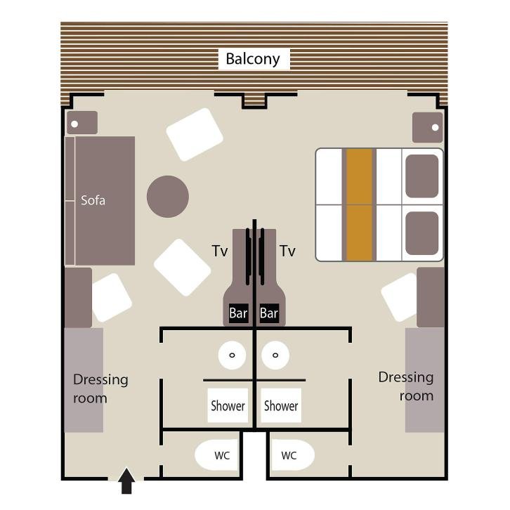 Prestige Suite  floor Plan
