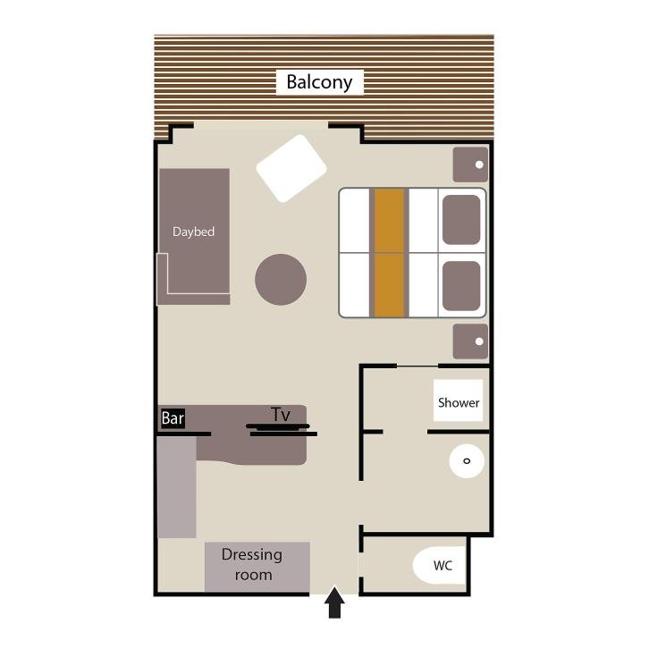 Deluxe Suite floor Plan
