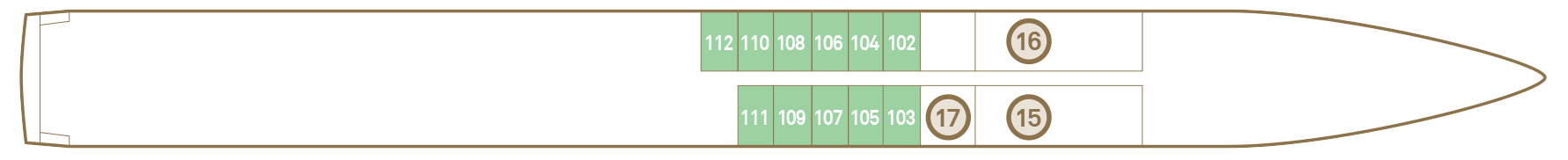 Jewel Deck plan on Scenic Jewel