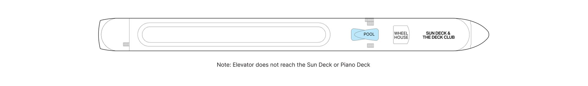 Sun Deck plan on AmaVenita
