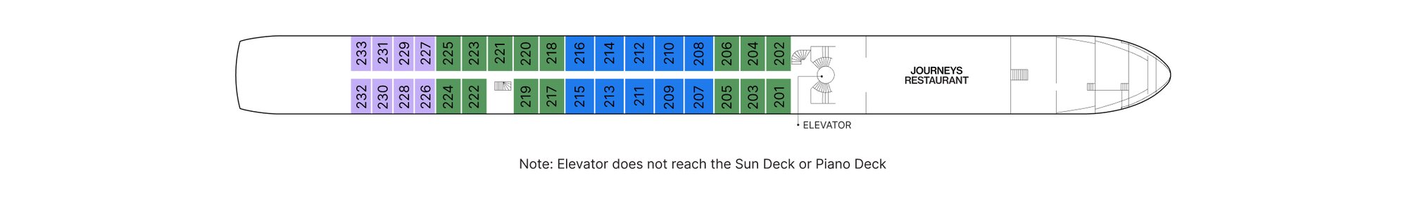 Cello Deck plan on AmaVenita