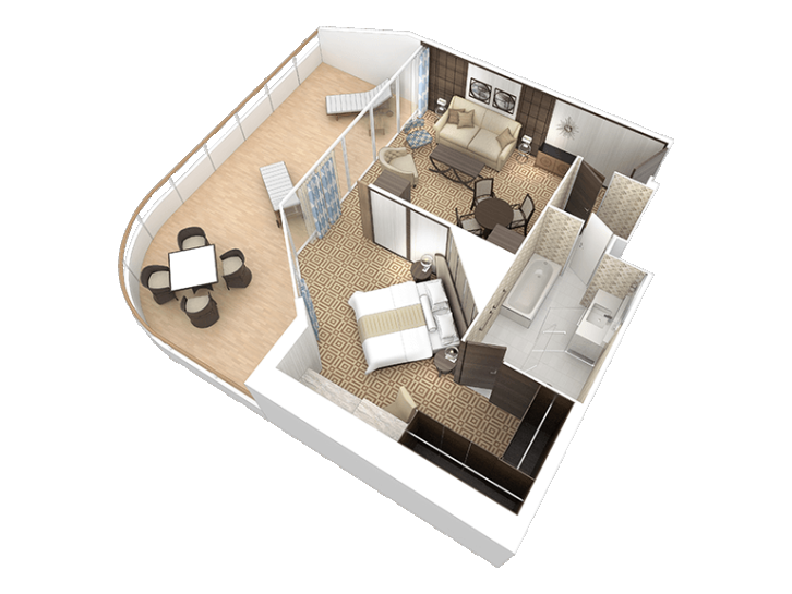 World Owner's Suite floor Plan