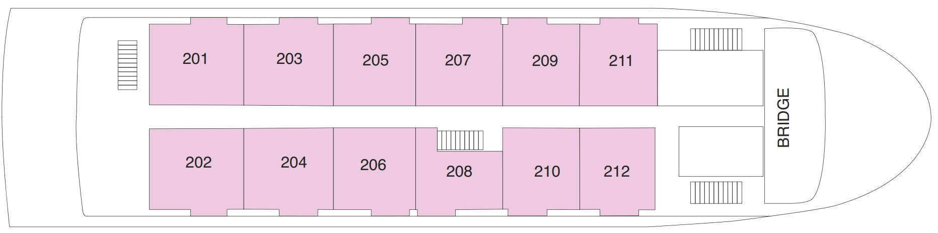 Richard Hannay Deck plan on Lord of the Highlands