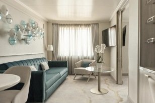 Sapphire Ocean View Suite on Crystal Symphony
