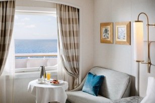Double Guest Room with Ocean View on Crystal Symphony