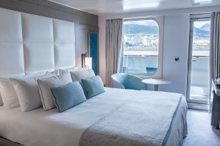 Lower Decks Balcony Stateroom on Le Boréal