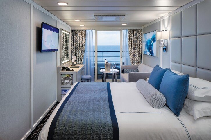 Concierge Level Veranda Stateroom on Oceania Nautica