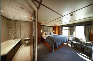 Isle of Berneray cabin on Hebridean Princess