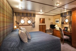 Duart Castle cabin on Hebridean Princess