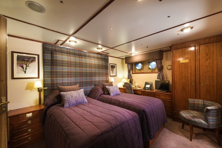 Torosay Castle cabin on Hebridean Princess
