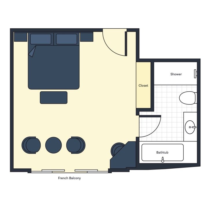 Maharaja Suite floor plan on Ganges Voyager II