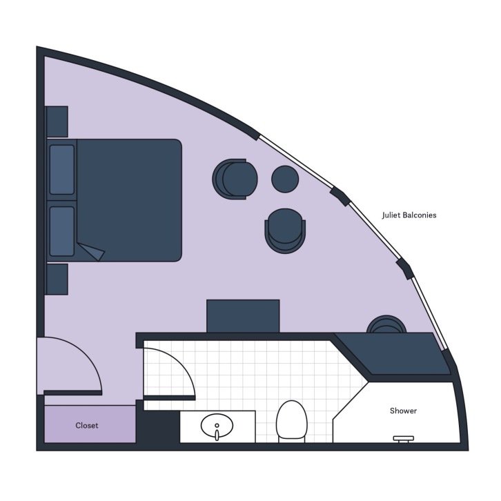 Heritage Suite floor plan on Ganges Voyager II