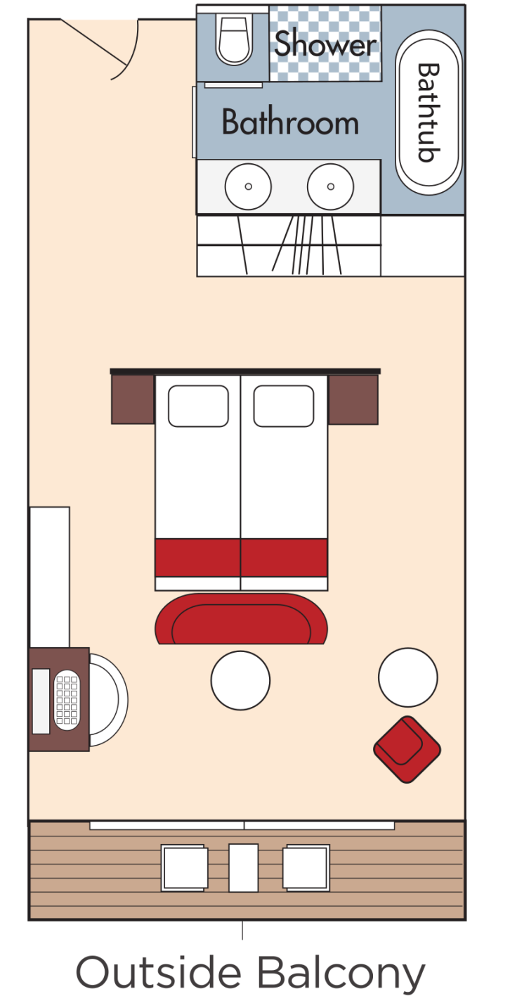 Grand Suite floor plan on AmaMagna