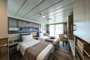 Balcony Stateroom Category C on Greg Mortimer