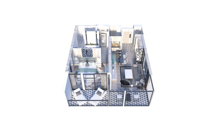 Royal Suite floor plan on Celebrity Apex