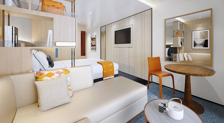 Deluxe Nordic Balcony cabin on Viking Polaris