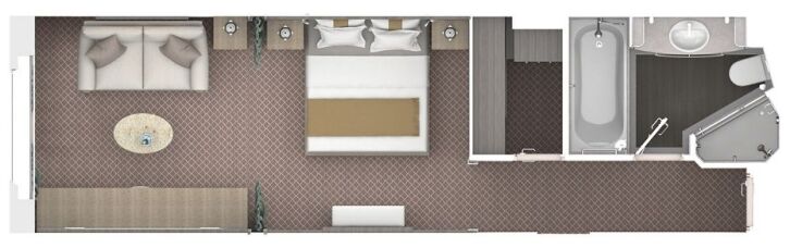 Vista Suite floor plan on Silver Dawn