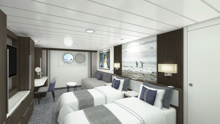 Aurora Stateroom Triple Share on Sylvia Earle