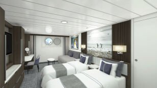 Aurora Stateroom Triple Share on Sylvia Earle