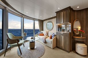 Panorama Penthouse Suite on Seabourn Pursuit