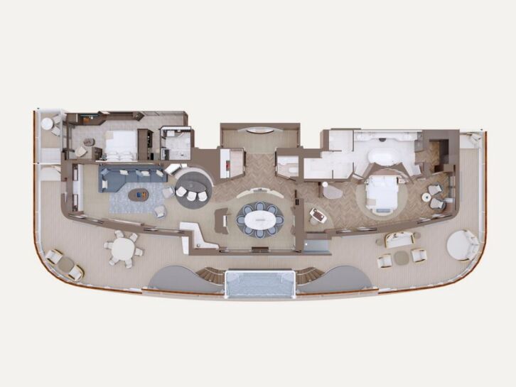 Owner's Residence floor plan on Explora I