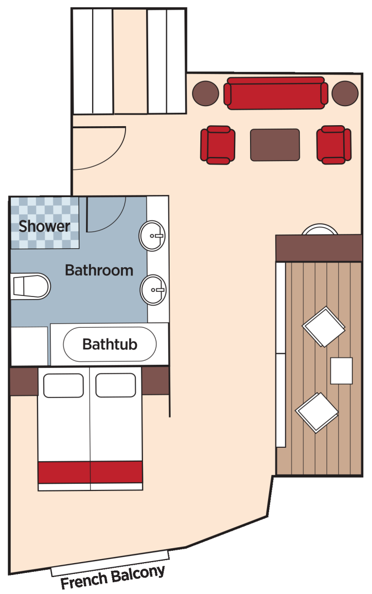 Owners Suite floor plan on AmaLilia