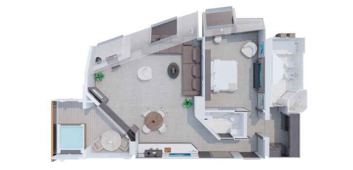 Retreat Residence floor plan on Explora II