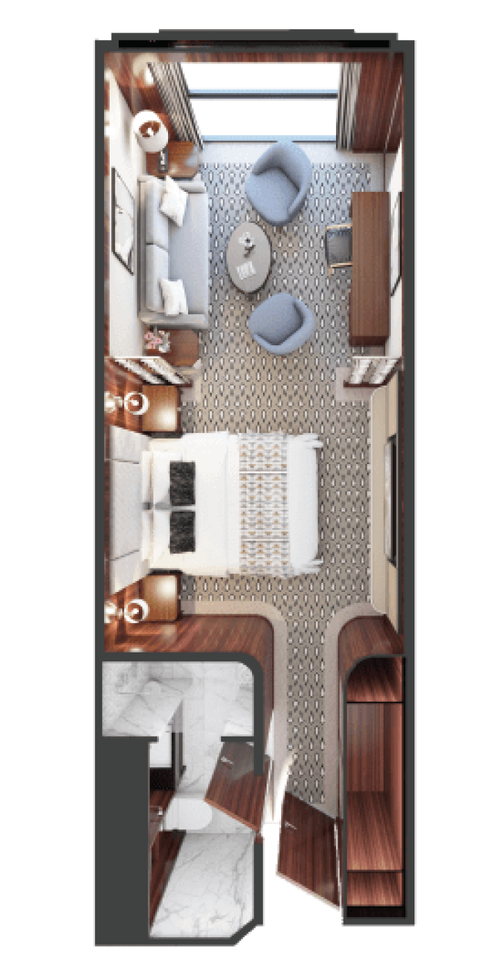 Horizon Suite Guarantee floor plan on World Navigator