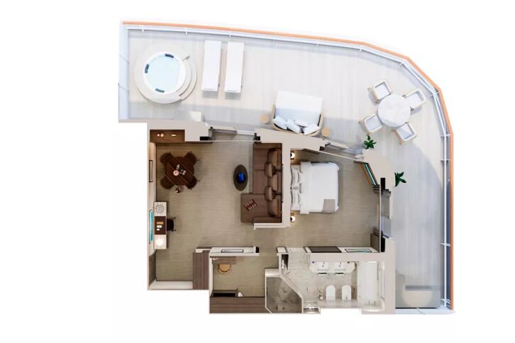 Serenity Residence floor plan on EXPLORA IV